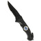 Couteau pliant de secours Mil-Tec Rescue lame 420 de 8,5 cm coupe-sangle et brise-vitre