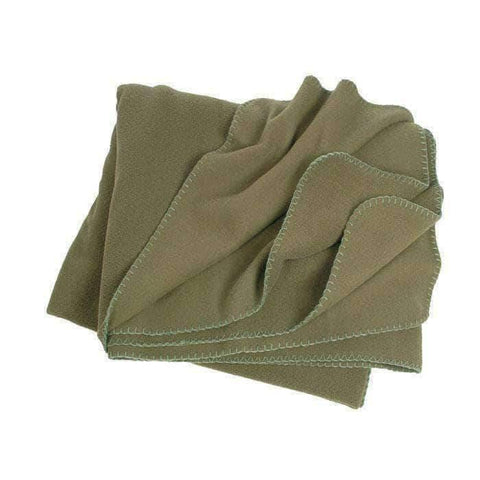 Couverture polaire Mil-Tec polyester Fleece 320 g/m² 200 × 150 cm avec sac de transport