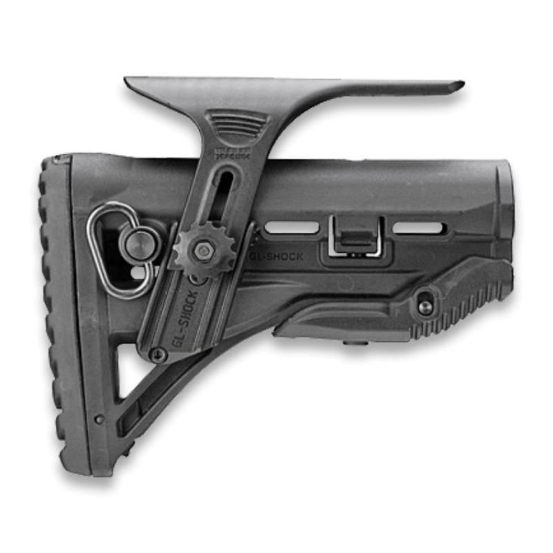 Crosse à absorption de recul FAB Defense GL-SHOCK CP avec appui-joue pour AR15/M4