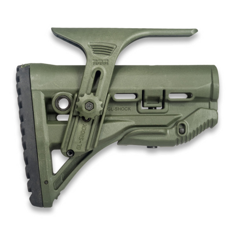 Crosse à absorption de recul FAB Defense GL-SHOCK CP avec appui-joue pour AR15/M4