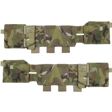 Cummerbund Agilite Modular Elastic 6 alvéoles et 2 colonnes MOLLE, 3 fermetures