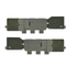 Cummerbund Agilite Modular Elastic 6 alvéoles et 2 colonnes MOLLE, 3 fermetures