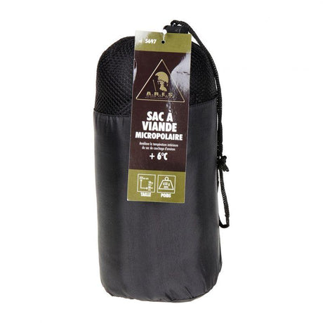 Drap de sac de couchage Ares en micropolaire, gain thermique d'environ 6 °C, ultraléger avec housse