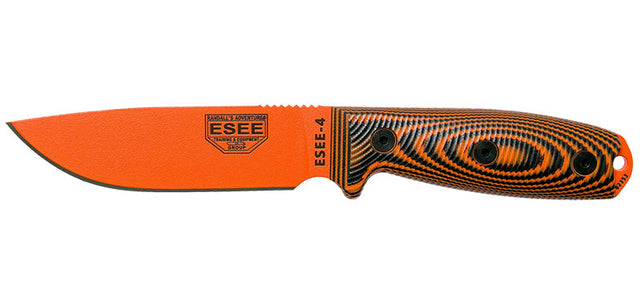 Couteau à lame fixe ESEE ESEE-4 4POR006 acier Carbone lame 116 mm