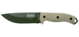 Couteau à lame fixe ESEE ESEE-5 5POD017 acier Carbone lame 132 mm