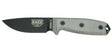 Couteau à lame fixe ESEE ESEE-3 - Pommeau modifié E3PMB acier Carbone lame 88 mm