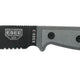 Couteau à lame fixe ESEE ESEE-3 - Lame Mixte - Pommeau modifié E3SMB acier Carbone lame 88 mm