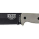 Couteau à lame fixe ESEE ESEE-5 E5PE acier Carbone lame 137 mm lame drop point