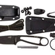 Couteau à lame fixe ESEE Kit et couteau Izula acier Carbone lame 62 mm