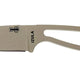 Couteau à lame fixe ESEE Izula IZULADT acier Carbone lame 62 mm lame drop point