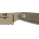 Couteau à lame fixe ESEE Izula II IZULAIIDT acier Carbone lame 62 mm