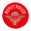 Écusson brodé Ares béret rouge insigne de tradition pour tenue et paquetage
