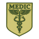 Écusson de fonction Medic Ares en PVC en relief résistant aux ultraviolets
