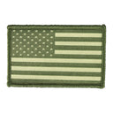 Écusson drapeau américain Ares tissé 5 x 8 cm basse visibilité à dos auto-agrippant