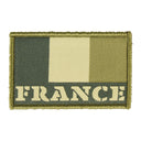 Écusson drapeau français Ares tissé 5 x 8 cm basse visibilité à dos auto-agrippant