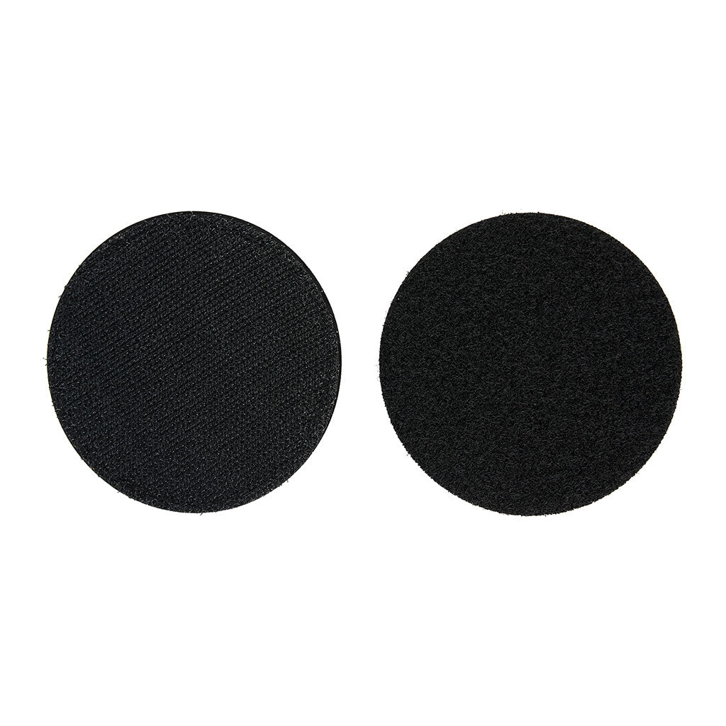 Écusson rond Ares en PVC souple moulé de 8 cm de diamètre à dos auto-agrippant