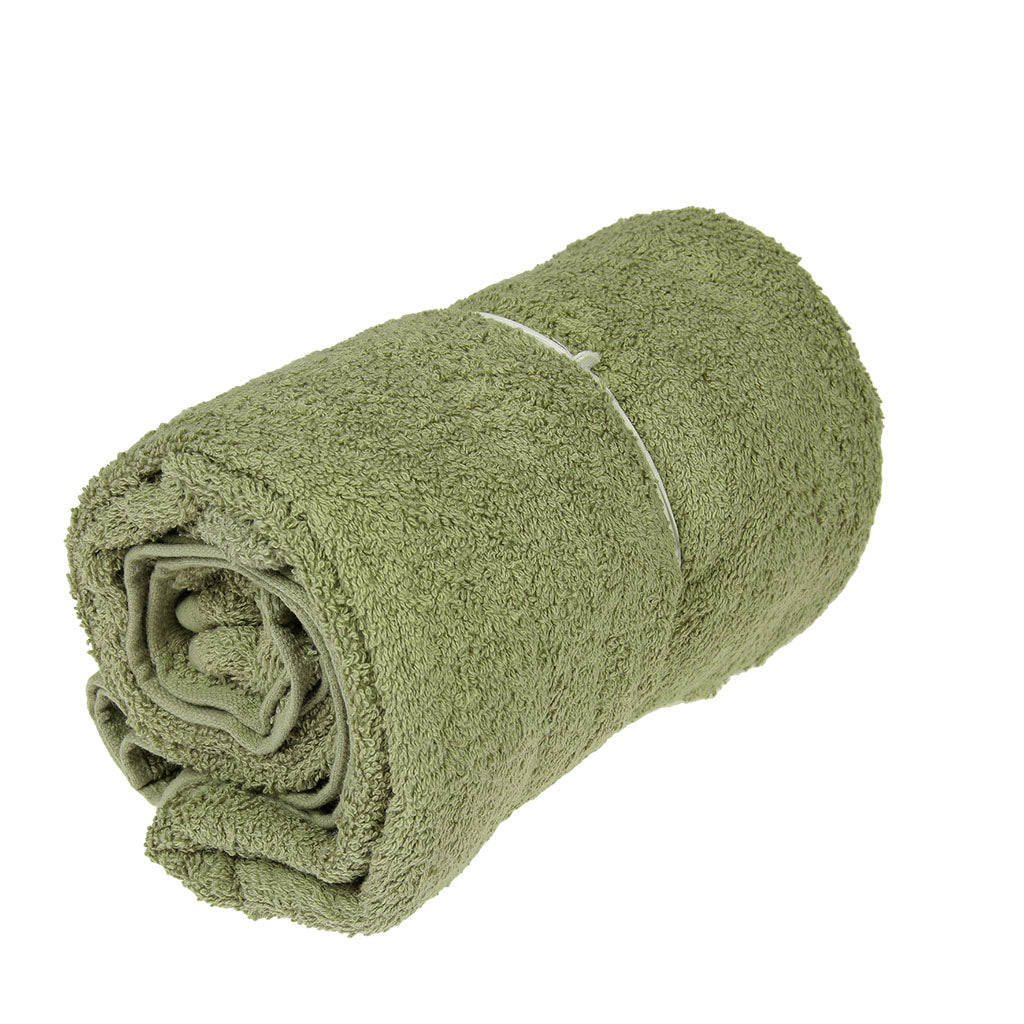 Ensemble de toilette Ares en éponge bouclette drap de bain serviette et gant de toilette