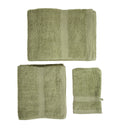 Ensemble de toilette Ares en éponge bouclette drap de bain serviette et gant de toilette
