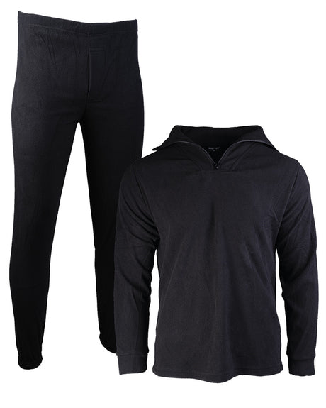 Ensemble sous-couche thermorégulatrice Mil-Tec Thermofleece avec fermeture éclair