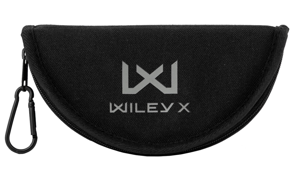 Étui semi-rigide Wiley X à sangle MOLLE et mousqueton métallique à fermeture à glissière
