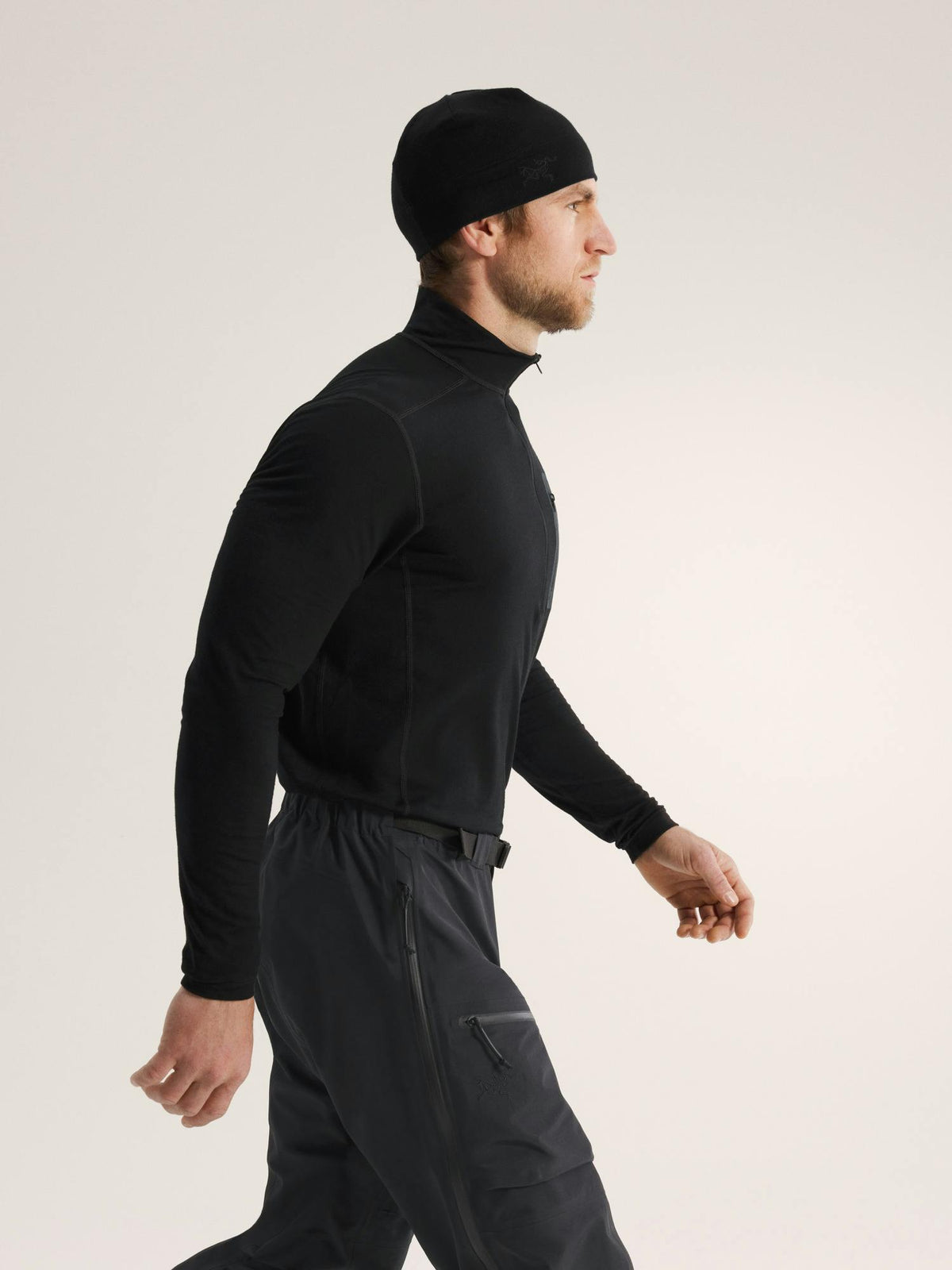 Maillot de corps Arc'teryx LEAF Cold WX Zip Neck AR première couche à quart de glissière