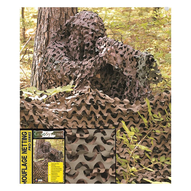 Filet de camouflage Mil-Tec Pro Light 6 × 2,4 m polyester enduit PU réversible traité anti-feu