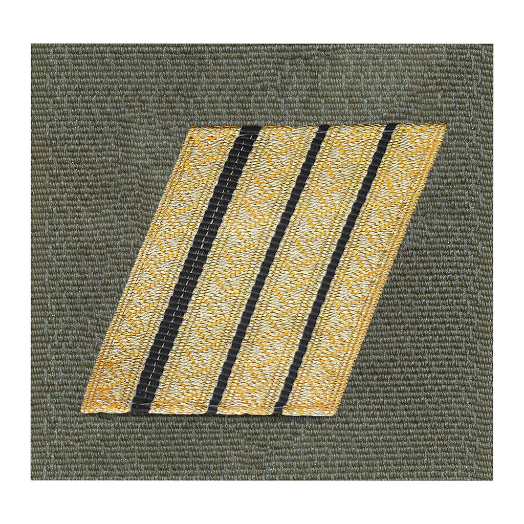 Fourreau de grade Ares sergent-chef BM2 haute visibilité pour tenue de service