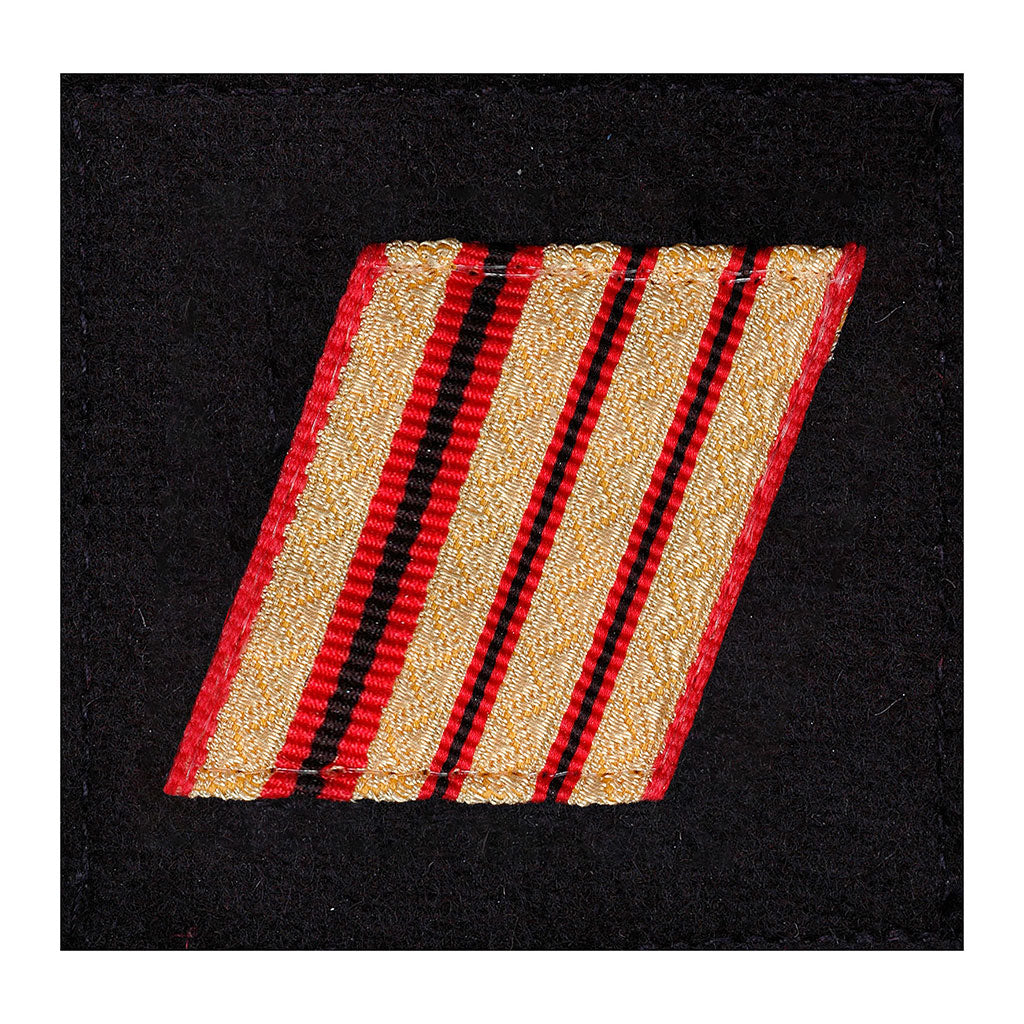 Fourreau de grade Ares sergent-chef BM2 haute visibilité pour tenue de service