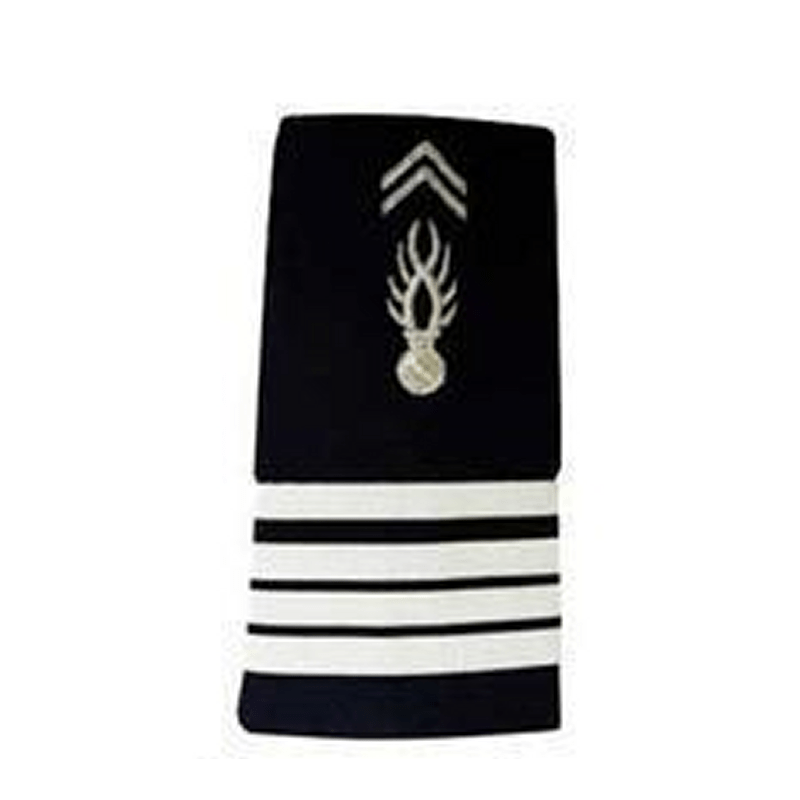 Fourreaux de grade Gendarmerie Départementale Patrol Equipement brodés 11 x 5 cm par paire