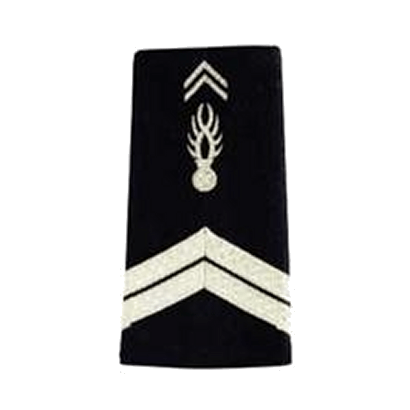 Fourreaux de grade Gendarmerie Départementale Patrol Equipement brodés 11 x 5 cm par paire