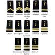 Fourreaux de grade Gendarmerie Mobile Patrol Equipement brodés 11 x 5 cm vendus par paire