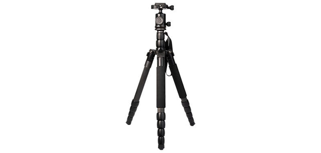 Harnais d'optique GPO Trépied carbone et tête sphérique 1.2 kg pour le port en bandoulière