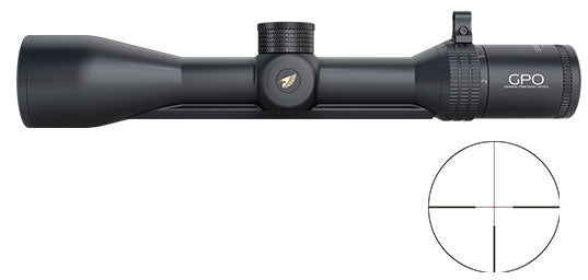 Lunette rail GPO Spectra 6X 2-12x50 grossissement 2-12 x 50 mm champ 21 m - 3,5 m à 100 mètres