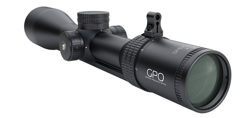 Lunette rail GPO Spectra 6X 2-12x50 grossissement 2-12 x 50 mm champ 21 m - 3,5 m à 100 mètres