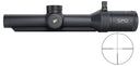 Lunette rail GPO Spectra 8X 1-8x24 grossissement 1-8 x 24 mm champ 40,4 m - 4,8 m à 100 mètres
