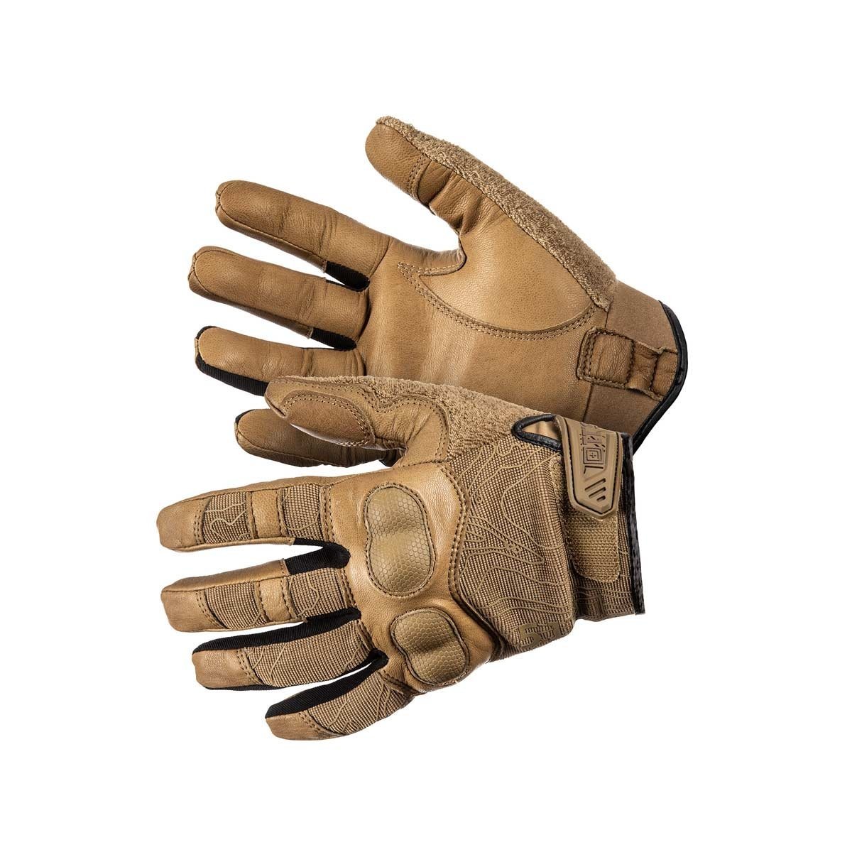 Gants de combat Hard Times 2 5.11 Tactical en cuir certifiés EN388:2016