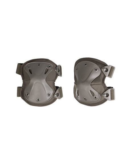 Genouillères Mil-Tec Protect en polyester, coque thermoplastique et attache rapide