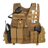 Gilet LBE 5.11 Tactical maille renforcée dix rangées MOLLE tour de taille ajustable