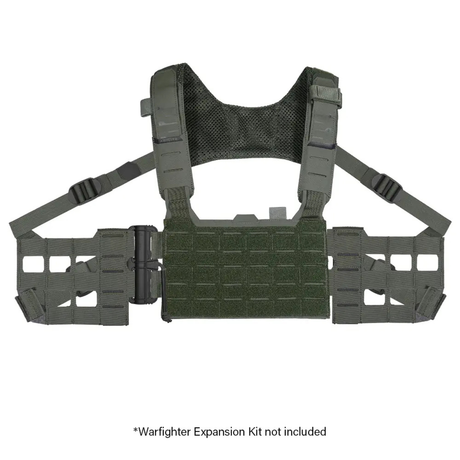 Gilet chest rig Agilite Reaper 380 g compatible placard et MOLLE à harnais HX ajouré