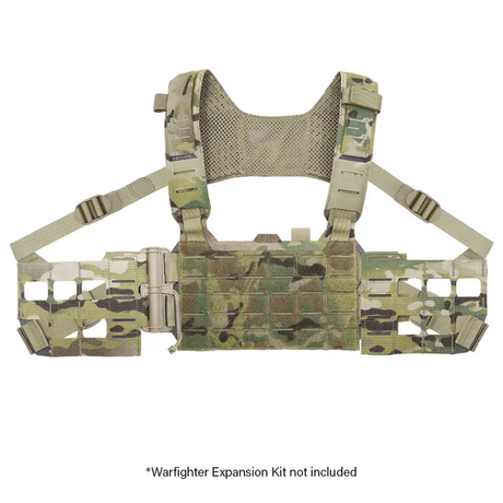 Gilet chest rig Agilite Reaper 380 g compatible placard et MOLLE à harnais HX ajouré