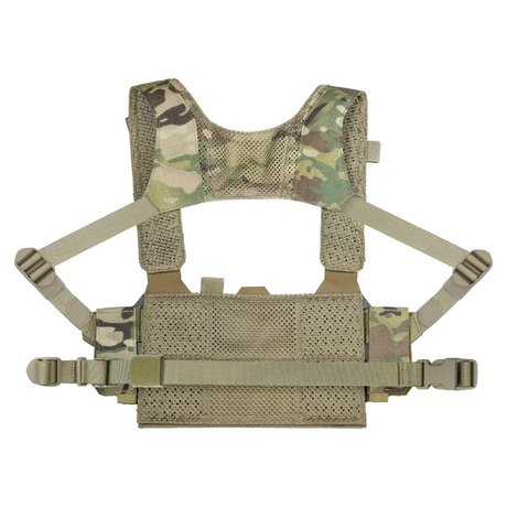 Gilet chest rig Agilite Reaper 380 g compatible placard et MOLLE à harnais HX ajouré