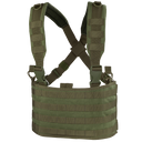 Gilet chest rig Condor Ops bretelles croisées rembourrées boucles pivotantes