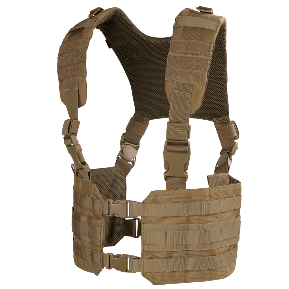 Gilet chest rig Condor Ronin harnais en H rembourré ouverture à dégagement rapide