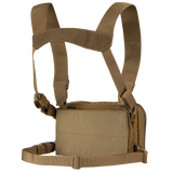 Gilet chest rig Condor Stowaway panneau MOLLE découpé laser harnais quatre points