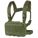 Gilet chest rig Condor Stowaway panneau MOLLE découpé laser harnais quatre points