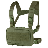 Gilet chest rig Condor Stowaway panneau MOLLE découpé laser harnais quatre points