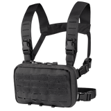 Gilet chest rig Condor Stowaway panneau MOLLE découpé laser harnais quatre points