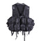 Gilet d'intervention tactique Mil-Tec en polyester 600D à neuf poches et poignée dorsale