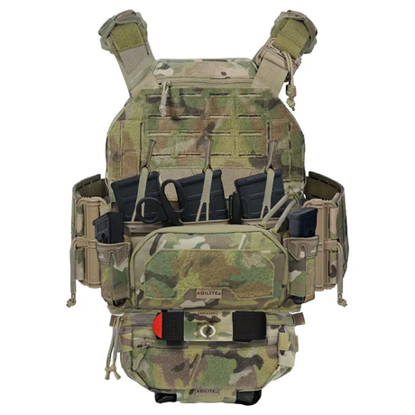 Gilet porte-plaques Agilite K-Zero SF 2.0 de 970 g à cummerbund semi-rigide intégré