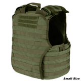 Gilet porte-plaques Condor EXO Gen II protections souples latérales et poche dorsale